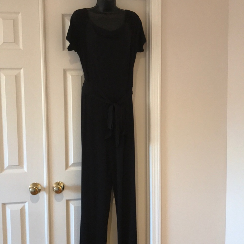 Off the shoulder black jumpsuit from the limited